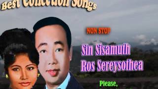 Nonstop ▶ sin sisamuth and ros sereysothea song mp3 collection nonstop #01