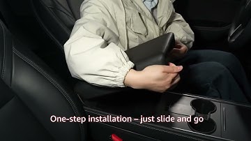 How to Install BASENOR 2025 Upgraded Black Tesla Model 3/Y Center Console Cover – Sleek & Protective