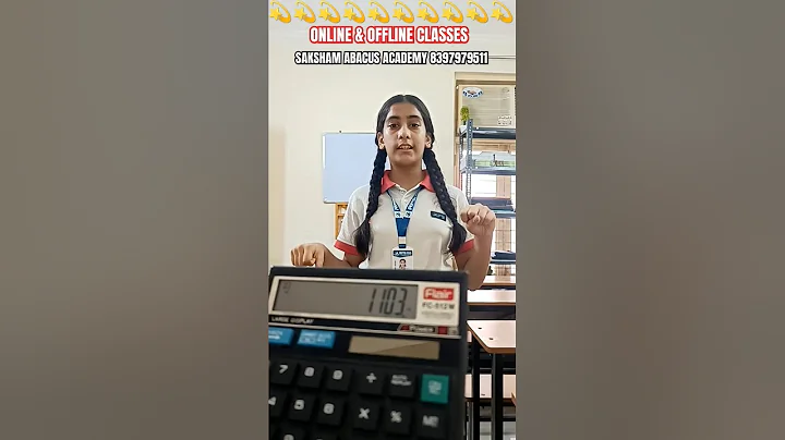 Abacus 2/3 Digits Addition & Subtraction Oral Practice Video #learn  #maths #education #shorts #yt