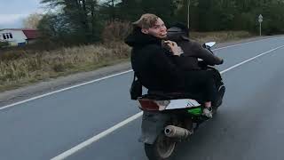 КРУТОЙ KILL THE STREET ПОГОНЯ ОТ МОТОБАТА НА СКУТЕРЕ | СЛОМАЛСЯ STELS SKIF | СТАНТ НА СКУТЕРАХ