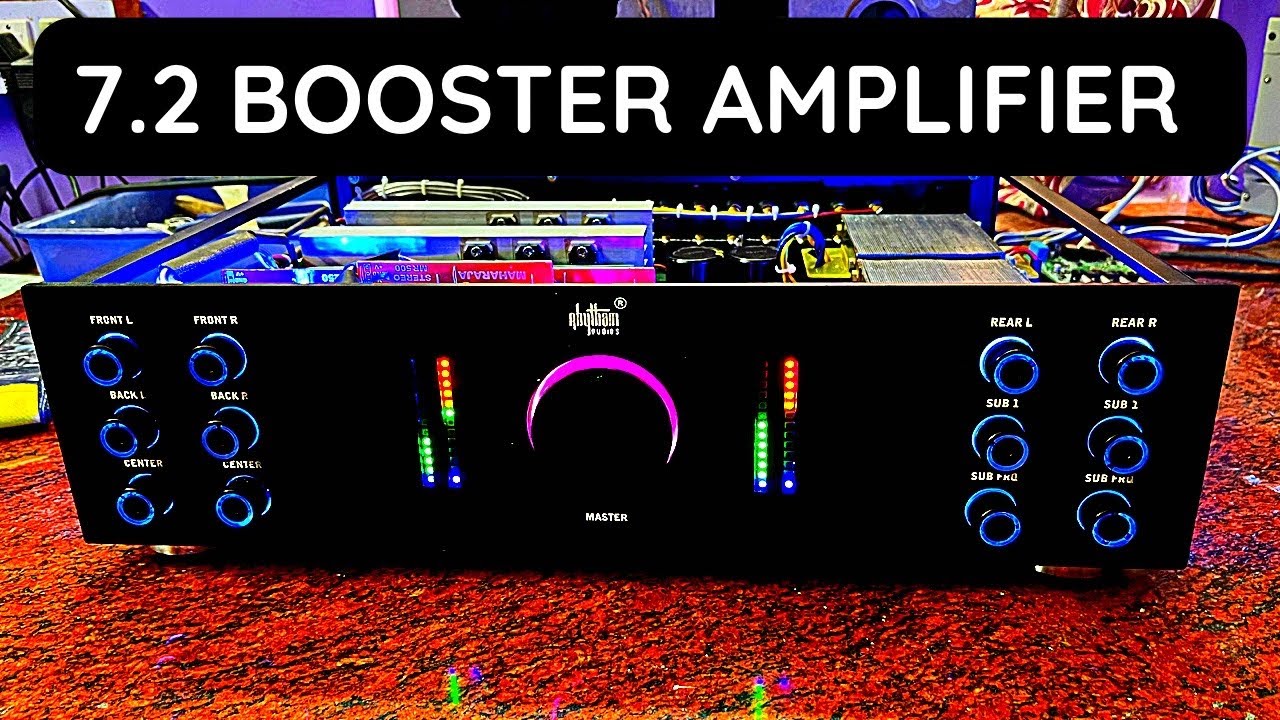 7.2 BOOSTER Amplifier for branded AV Receiver
