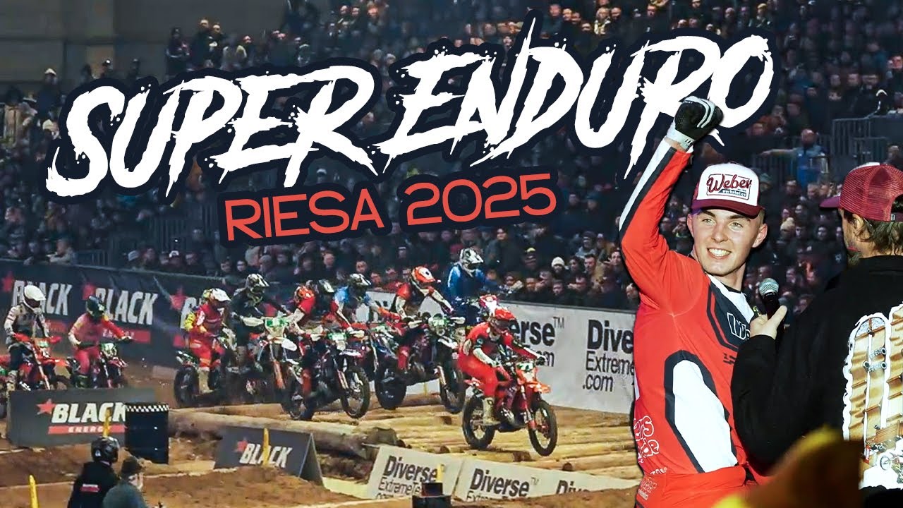 Superenduro Riesa 2025 zum ersten Mal mit Motocrosser Max Spies, Tim Eppelmann, Edward Hübner