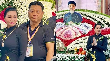 Tang lễ Diệp Lang tại Việt Nam: Ngọc Huyền làm lễ cầu siêu, nghẹn nghèo giấy phút cuối ở Mỹ