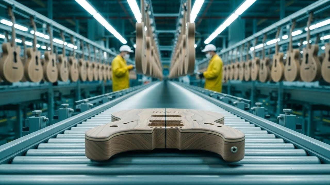 Guitar Factory - "Handcrafting $10,000 Electric Guitars"