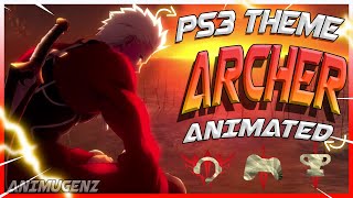 『PS3』Fate Stay/Night | Archer PS3 Animated Theme | Request #106