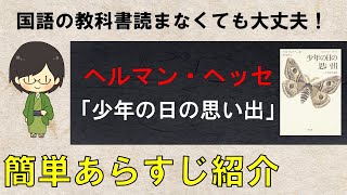 【中1国語】「少年の日の思い出」のあらすじを超わかりやすく解説しました【ヘルマン・ヘッセ】