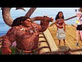 Sailing with Moana in Disney Dreamlight Valley