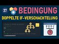 Python lernen: BMI Rechner – Wie funktioniert die doppelte Verschachtelung bei If-Bedingungen?