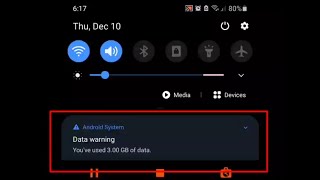 How To Remove Android Data Warning Notification