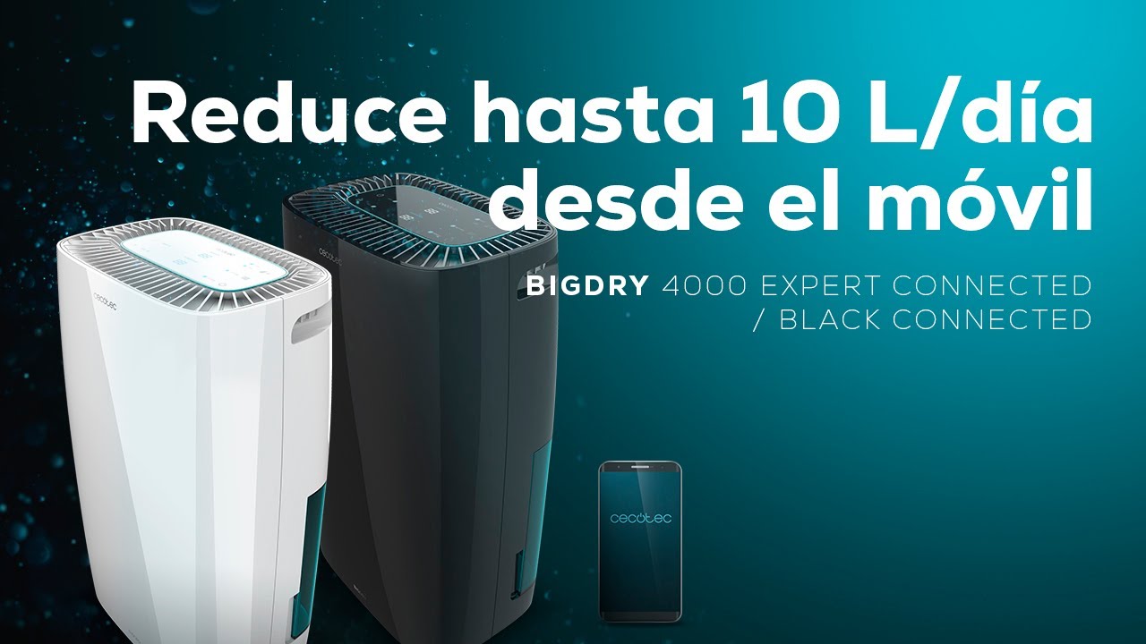 Deshumidificadores BigDry 4000 Expert Connected y Black Connected 