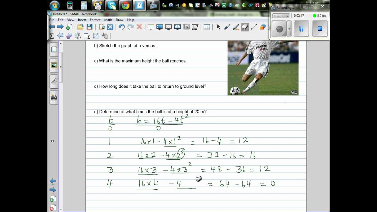 application of quadratic equation
