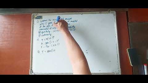 Continuous Compounding and Discrete Payments