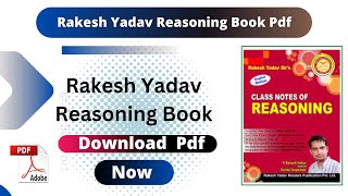 Rakesh Yadav Reasoning Book Pdf | Rakesh Yadav Reasoning Book Pdf Download screenshot 3