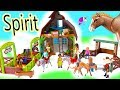 New horse barn   horses sets  spirit riding free playmobil sets 