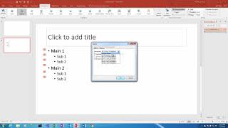PowerPoint Animate Sub Bullets
