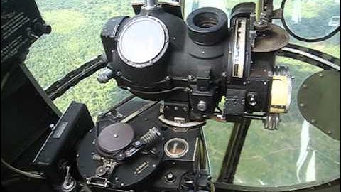 Norden Bombsight operating in flight