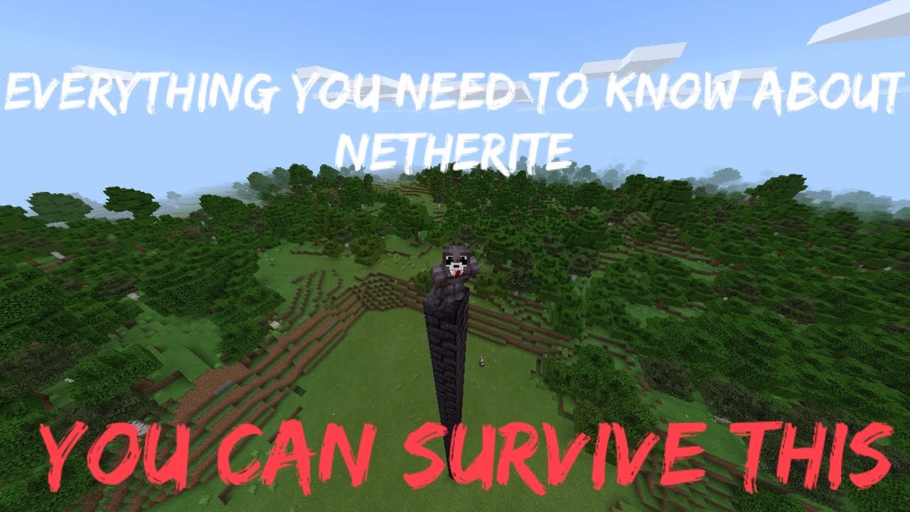 Everything you NEED to know about Netherite in Minecraft! New Nether Update with New Armor