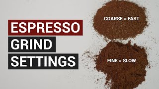 Understanding Espresso Grind Settings