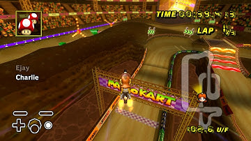 [MKWii TAS] New Delayed Lap Count Strat on GCN Waluigi Stadium