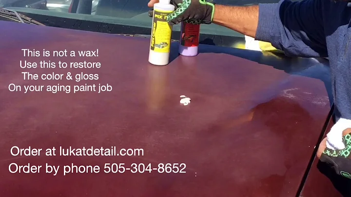 How to make your Old Clear Coat Shine Again! Lukat