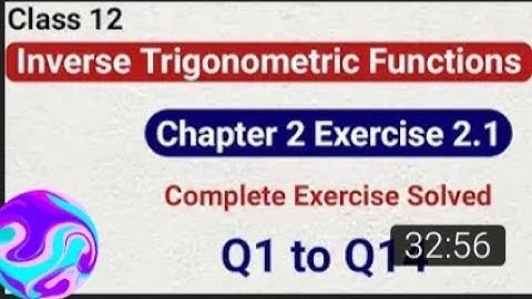 Chapter 2 Exercise 2.1 😲|Inverse Trigonometric Functions | Class12 #maths #ncert  #2022_2023exam