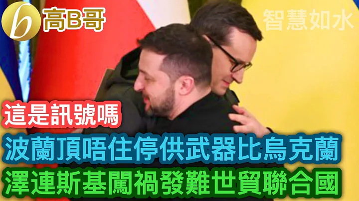 波兰顶唔住停供武器比乌克兰 泽连斯基闯祸发难世贸联合国 ［智慧如水 – 高B哥 GBG ］ 20230921 - 天天要闻