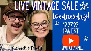 Live Sale WEDNESDAY! Thrifter Junker Vintage Hunter & The Cult Of Vintage