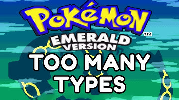 Pokemon Emerald just added NEW POKEMON TYPES
