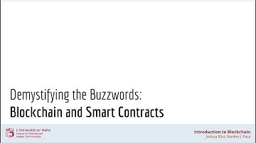 A non-technical Introduction to Blockchain, DLT and Smart Contracts