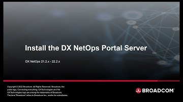 Install the DX NetOps Portal Server