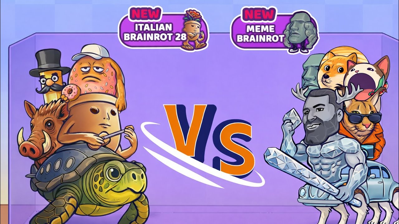 Boss + Boss BATTLE 🔥 Italian Brainrot 28 vs Meme Brainrot | New Update