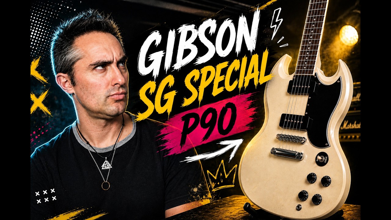 Gibson SG Special 60's Tribute P90 Worn White Review A BEAUTIFUL