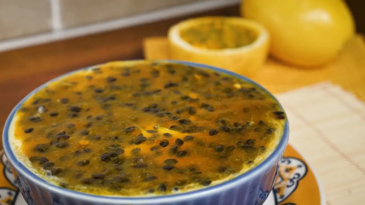 Sobremesa pronta em 5 MINUTOS: mousse de maracujá de LIQUIDIFICADOR
