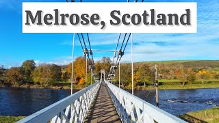 Incredible Melrose, Scotland in Fall | 4K Walking Tour