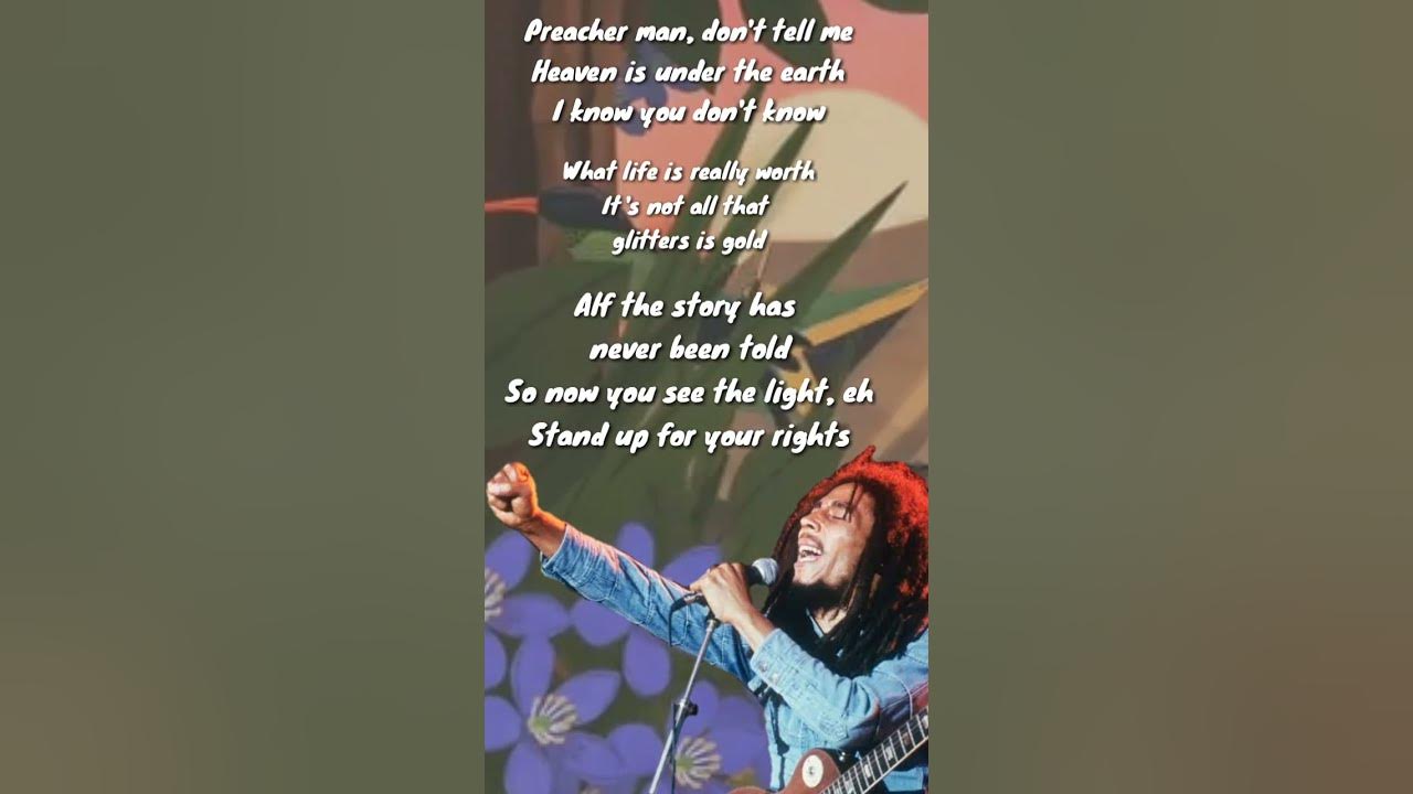 🔥 Bob Marley -Get up Stand up- #songquote #shorts