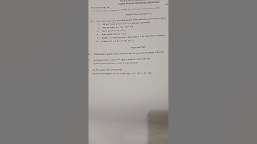 Question on discrete structure by Shahzad Ahmed. #discretemathemetics #importantquestions