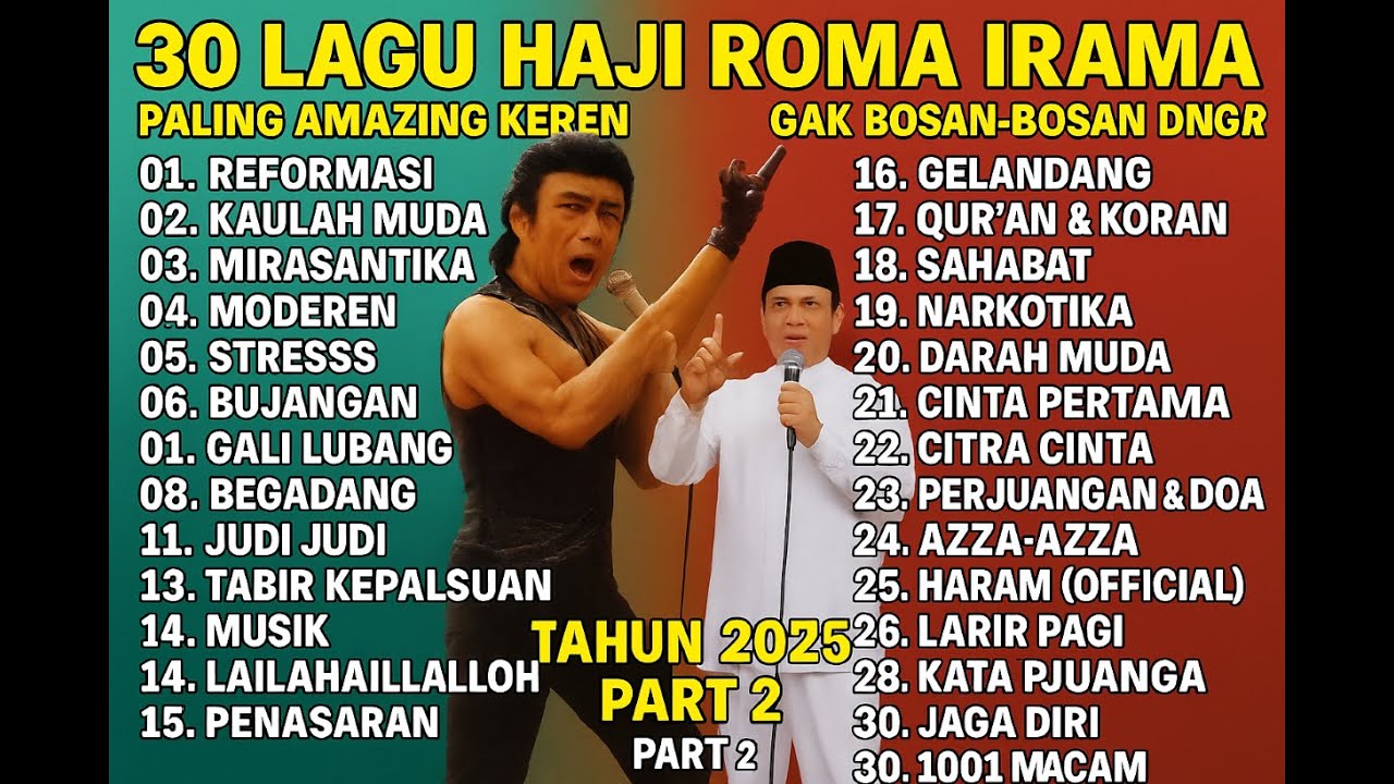 Musik Dangdut Rhoma Irama Tahun 2025, Asyik Goyang Dangdut ❤️subscribe✅like👌comment PART 2