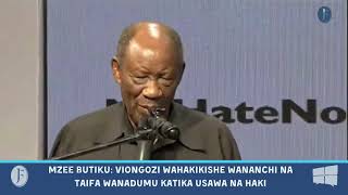 Mzee Joseph Butiku ataka Uchaguzi wa mwaka 2020 uendeshwe kwa Uhuru, Uwazi na Haki