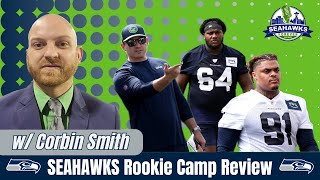 Seahawks beat reporter LOVES what he saw at ROOKIE MINI CAMP!