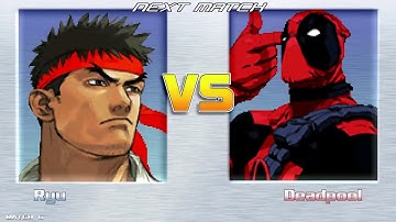 M.U.G.E.N.: Ryu Arcade Mode run