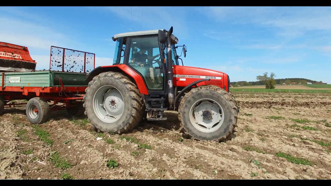 Mist Fahren 2017 mit IHC 844S & Baas FL +  Massey Ferguson 6255  mit Kemper