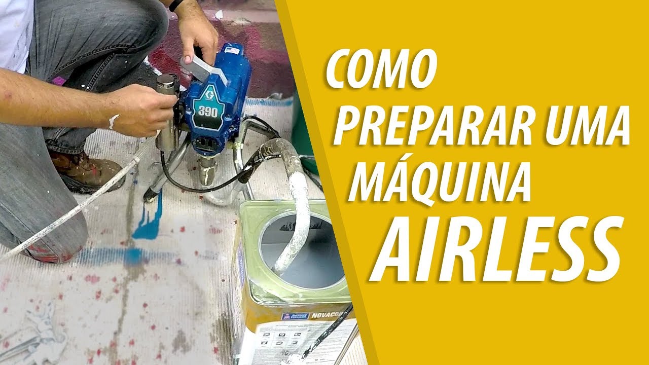 Preparação de Máquina Airless Graco 390