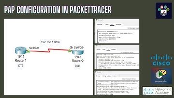 PAP (Point-to-Point) Configuration On Packettracer | Networking Academy | #ppp | #wan | #pap