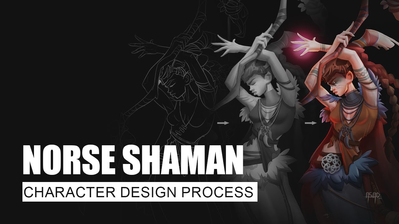 Character Design from Sketch to Final Render - YouTube