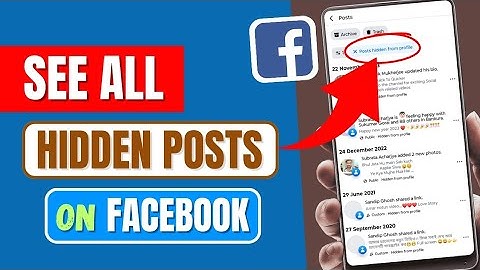 How to See All Hidden Posts On Facebook