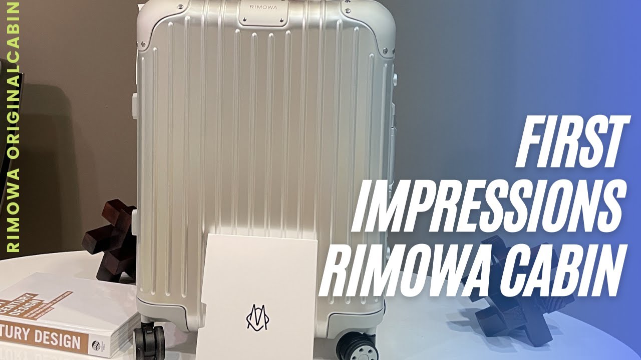 RIMOWA Original Cabin Carry-On - Unboxing & First Impressions ...