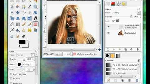 Cracked Face Effect With Gimp