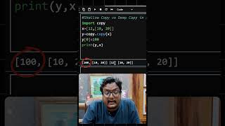 Shallow Copy vs Deep Copy in Python | What's the Difference #shorts
