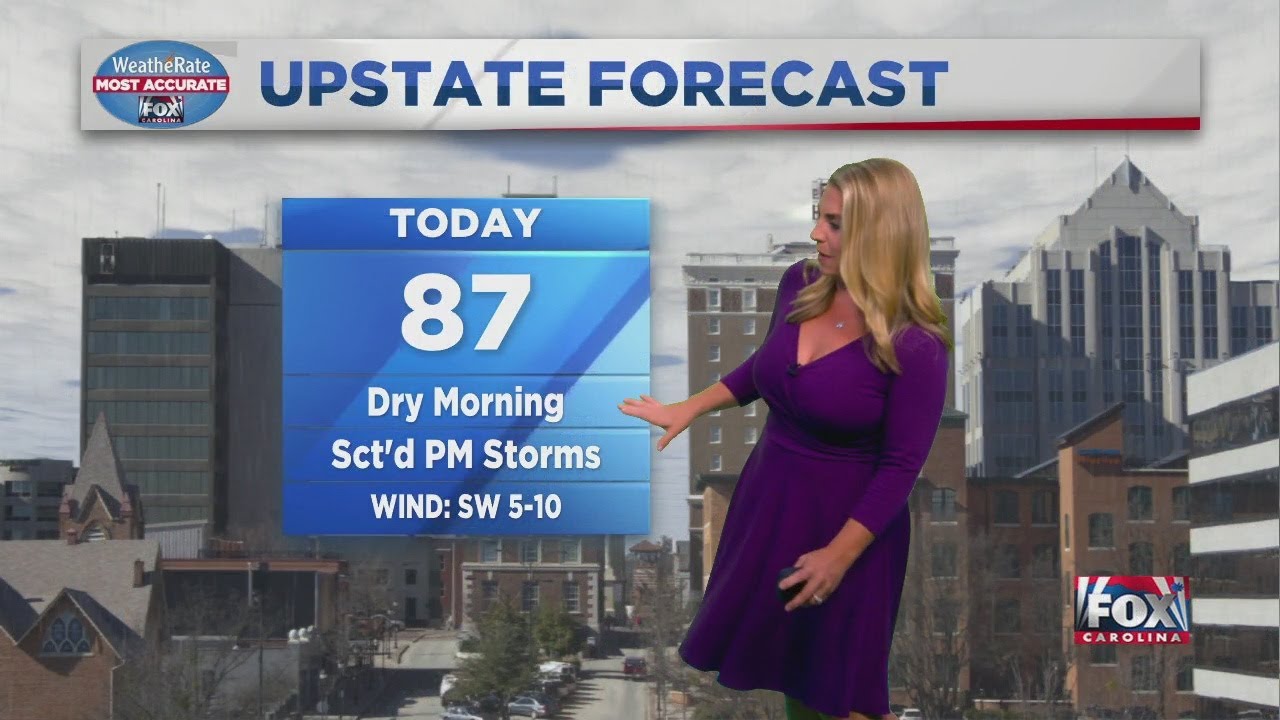 Dry morning with scattered afternoon storms - YouTube