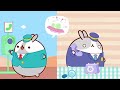 Molang &amp; Piu Piu Visit Aquarium | Funny Cartoons For Kids | Pop Teen Toons